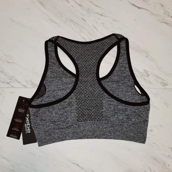 NWT Bebe Sport Racerback Sports Bra - Picture 2 of 2